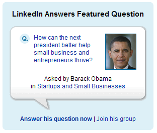 Barack Obama asks LinkedIn