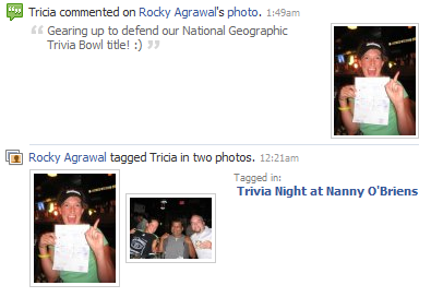 Comments and tagging in Facebook Photos