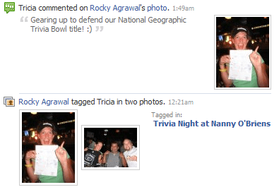 Comments and tagging in Facebook Photos