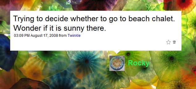 Wonder if it is sunny there. My question posed on Twitter.
