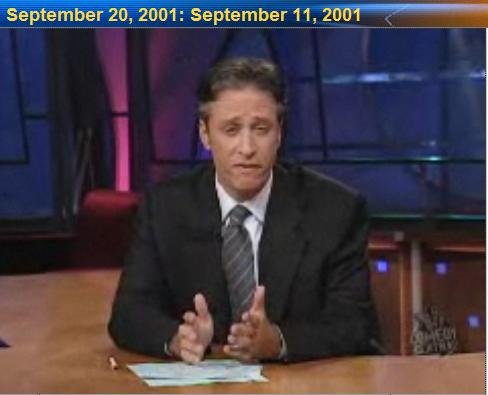 Jon Stewart on his first post-9/11 broadcast