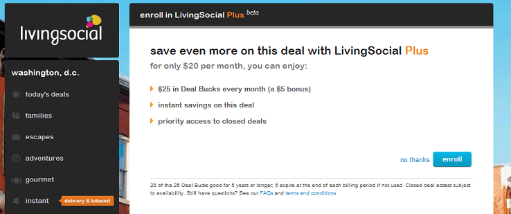 LivingSocial Plus, a new subscription service LivingSocial Plus, a new subscription service
