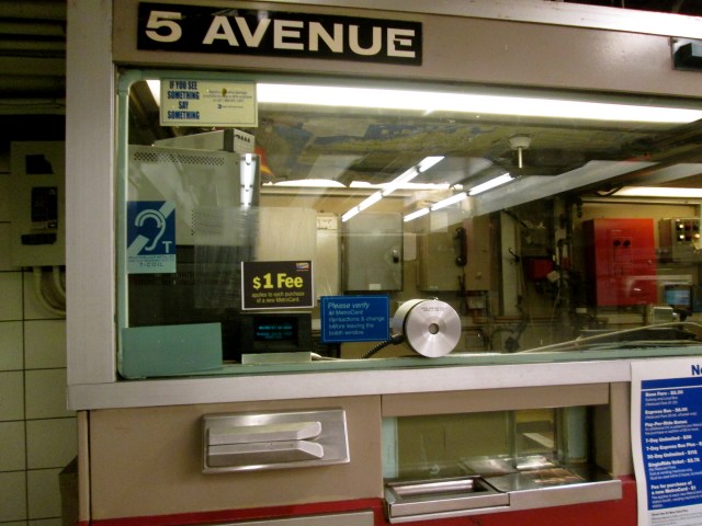 Subway token booth